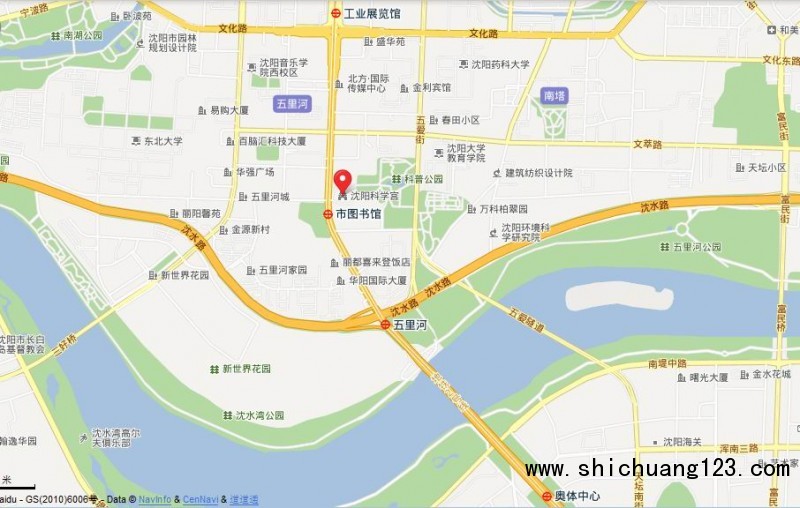 沈阳科学宫地图