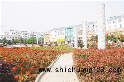 街心游园花香溢 街心游园花香溢