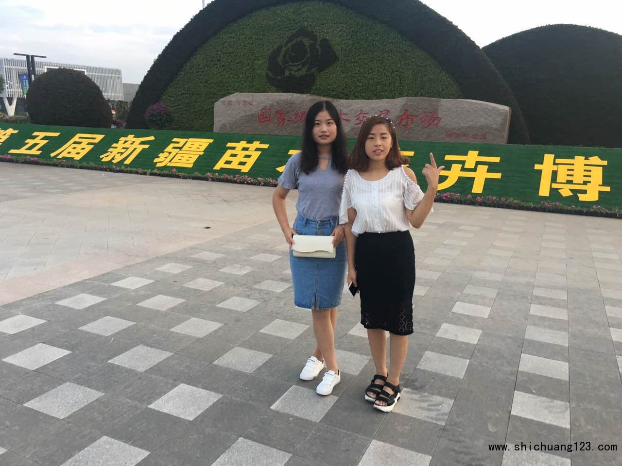 中国必全曹娅利,张慧新疆呼图壁展会报道
