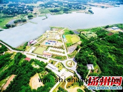仪征枣林湾俯瞰图。 仪征枣林湾俯瞰图。