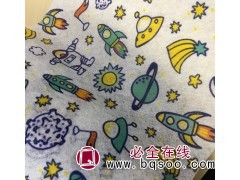 福建泉州厂家供应可定制PP印花彩色无纺布图案 出口图1