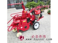 单行柴油玉米收获机 手扶车玉米收割机秸秆粉碎 360度旋转图1