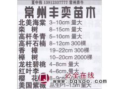 常州丰奕苗木基地  精品北美海棠 北美海棠基地图1