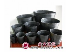 营养钵 育苗盆 育苗杯 黑色塑料花盆 营养袋 花钵 营养杯图1