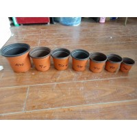 育苗盆 PP双色花盆 家庭园艺 多肉营养钵吸塑盆 金林湾商贸