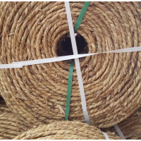 稻夫 冬季防寒草绳捆扎树木稻草绳管桩厂草绳子厂家销售绿化草绳