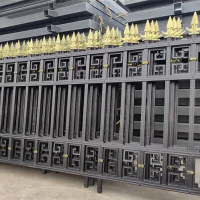 工厂建筑隔离围栏 铸铁栏杆 铁艺护栏 球墨铸铁防护栅栏