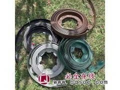 L型草石隔离带园林绿化挡土板花园造型隔离条围树圈草坪分隔板 电议价格 天津汇城营养杯塑料厂图1